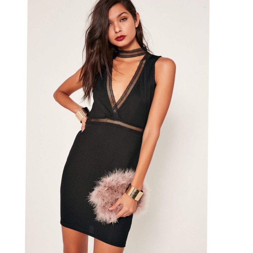 NWT black missguided dress